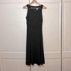 SANGRIA black side zipper dress